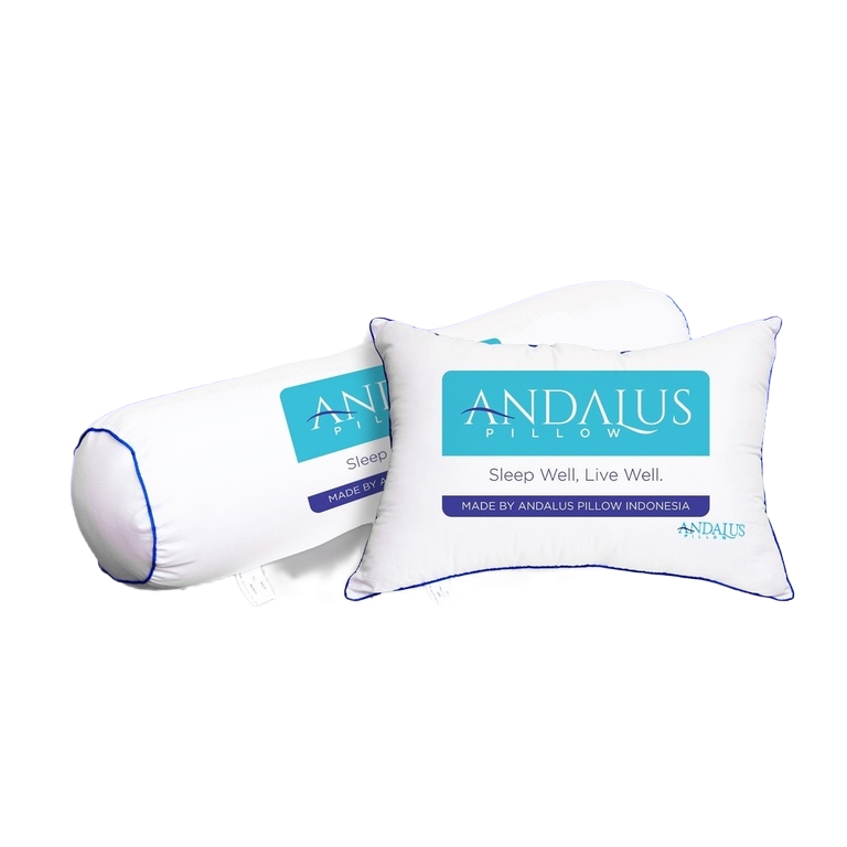 Andalus Medium Zipper Adjustable Refilling Pillow 100% Silicon Grade A Bundle Set