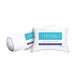 Andalus Medium Zipper Adjustable Refilling Pillow 100% Silicon Grade A Bundle Set
