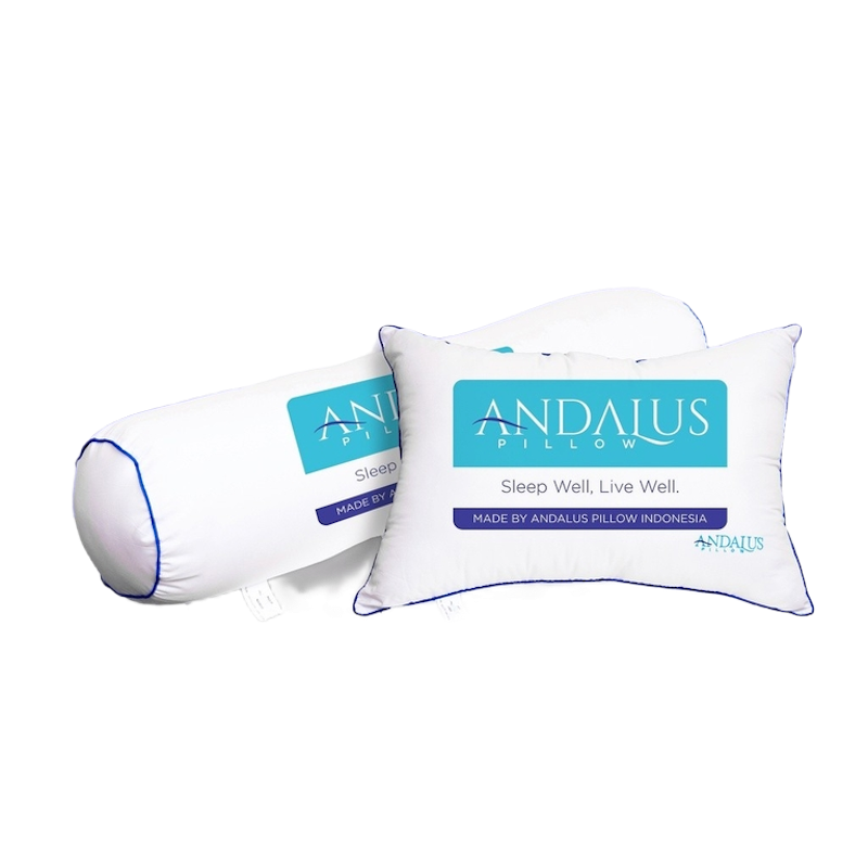 Andalus Medium Zipper Adjustable Refilling Pillow 100% Silicon Grade A Bundle Set 1