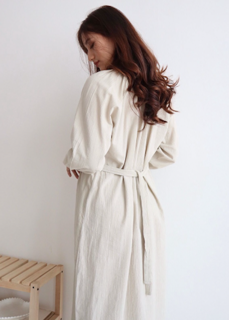 MSMO Eloise Maxi Dress Longsleeve Linen