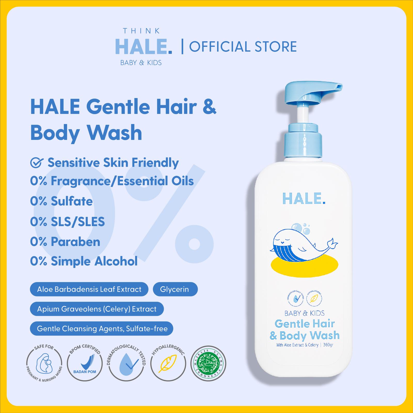  HALE Baby & Kids Gentle Hair & Body Wash