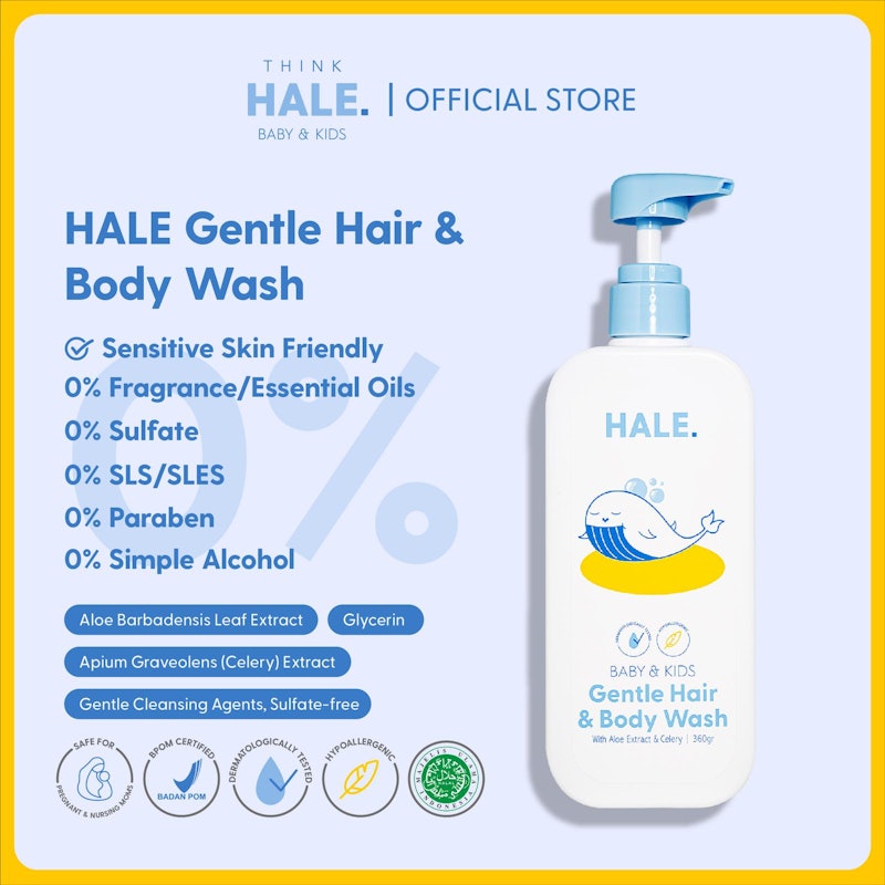 HALE Baby & Kids Gentle Hair & Body Wash 3
