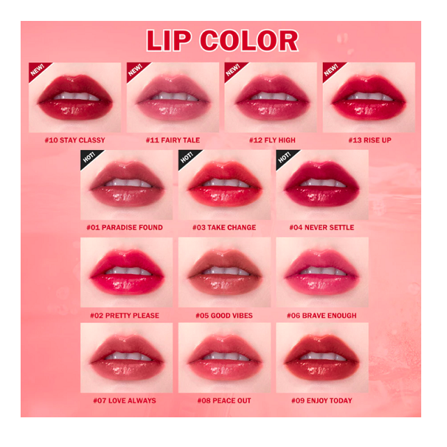 HEBE Beauty Style Barenbliss Ombre Lip Tint + Matte Tint 01 Fresh Dawn & 04 Never Settle