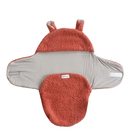 Malilkids Reversible Wooly Baby Swaddle