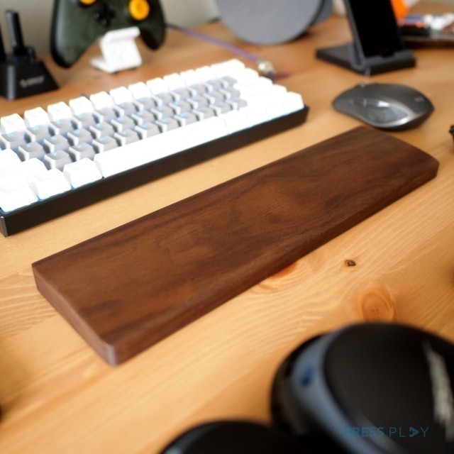 Press Play Wooden Wrist Rest