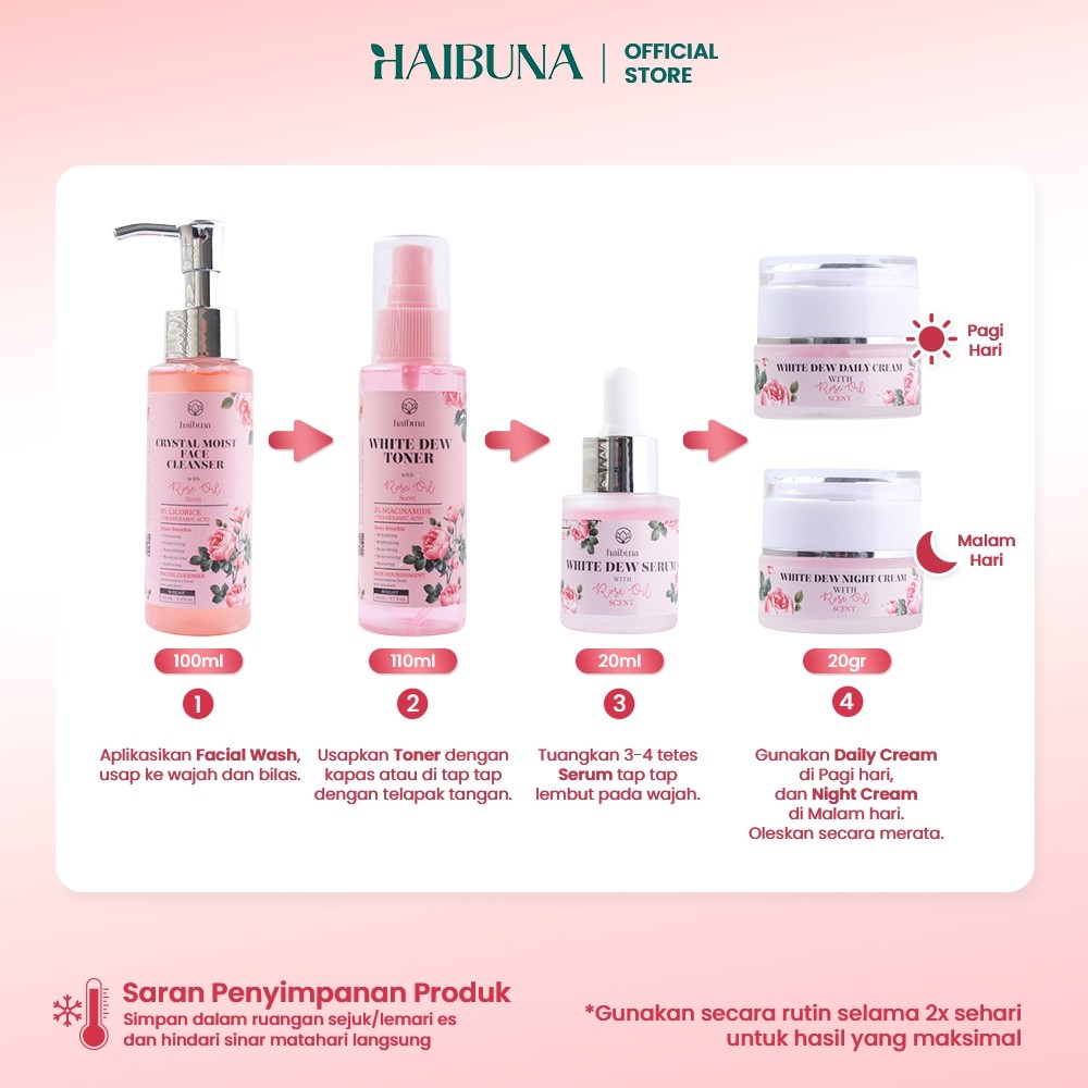 Yummys Motherlacto Indonesia  Haibuna White Dew Series