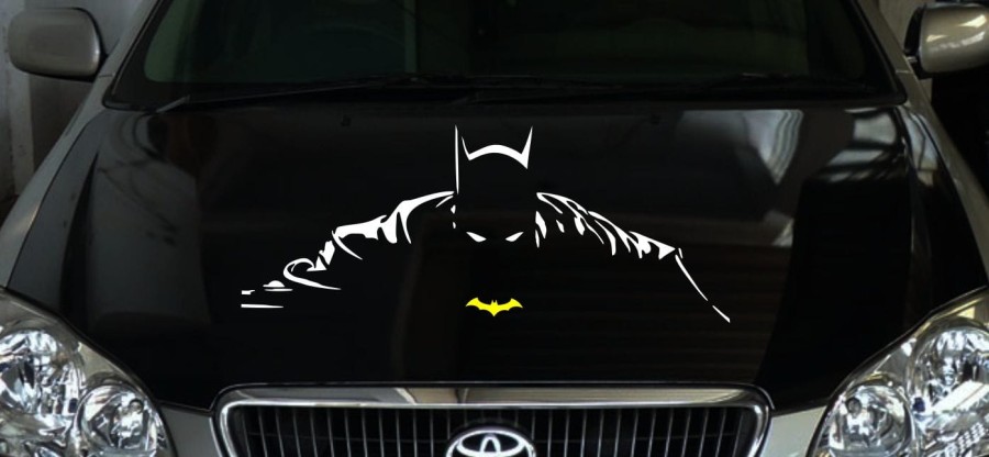  Stiker Mobil Siluet Batman