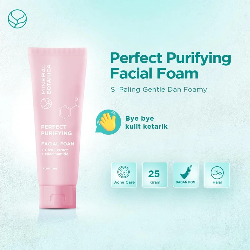 Mica Jaya Pratama Mineral Botanica Perfect Purifying Facial Foam