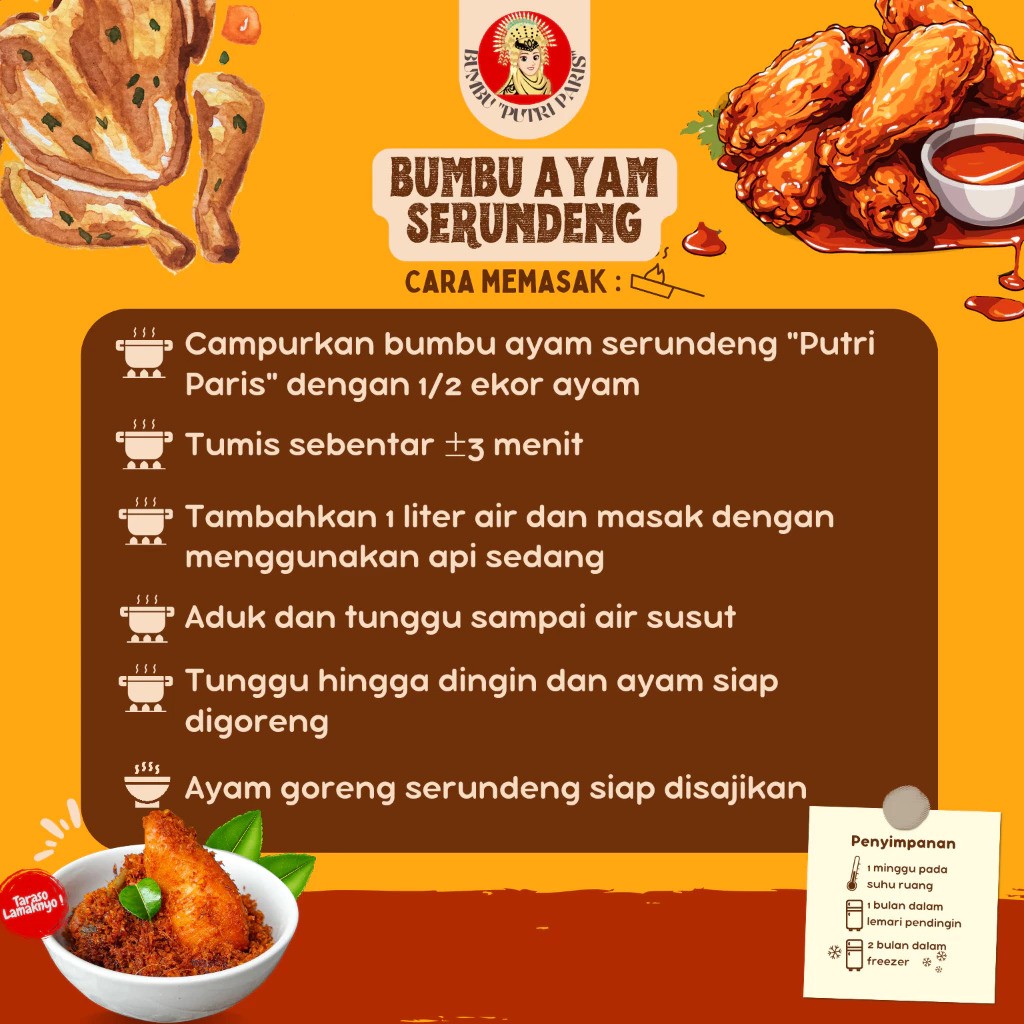 Putri Paris Putri Paris Bumbu Ayam Serundeng