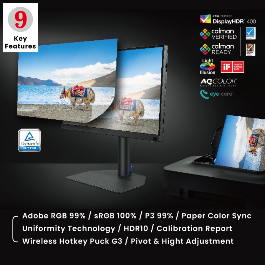 BenQ Corporation BenQ Monitor Pro Fotografer Desainer SW272U