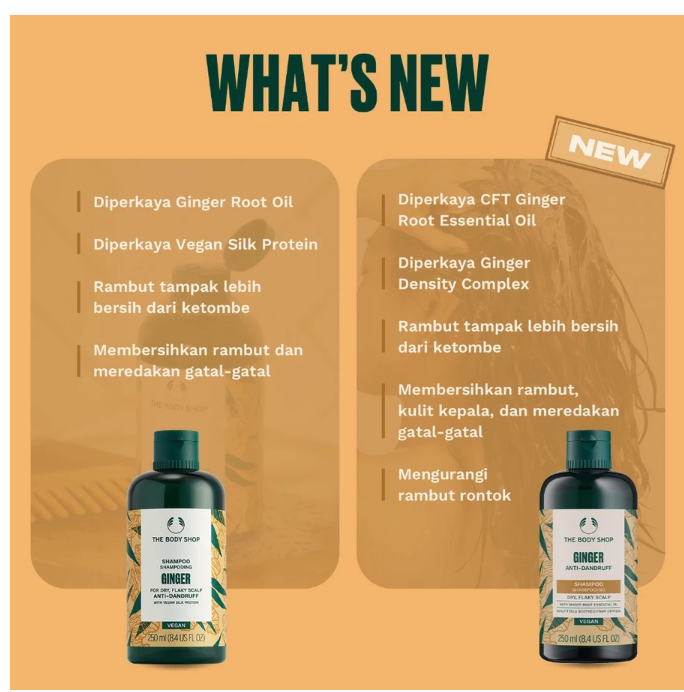 The Body Shop Ginger Anti Dandruff Shampoo 3