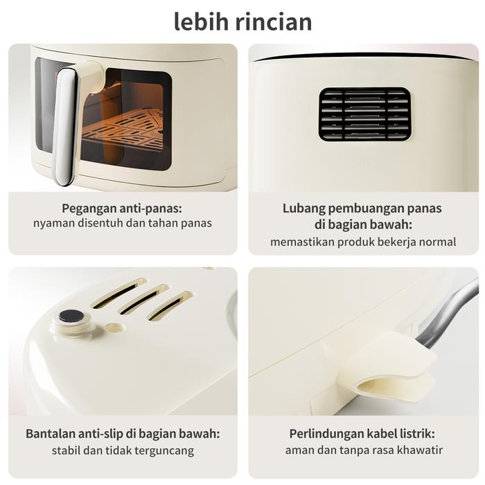 Simplus Teknologi Inovasi Simplus Air Fryer  KQZG002