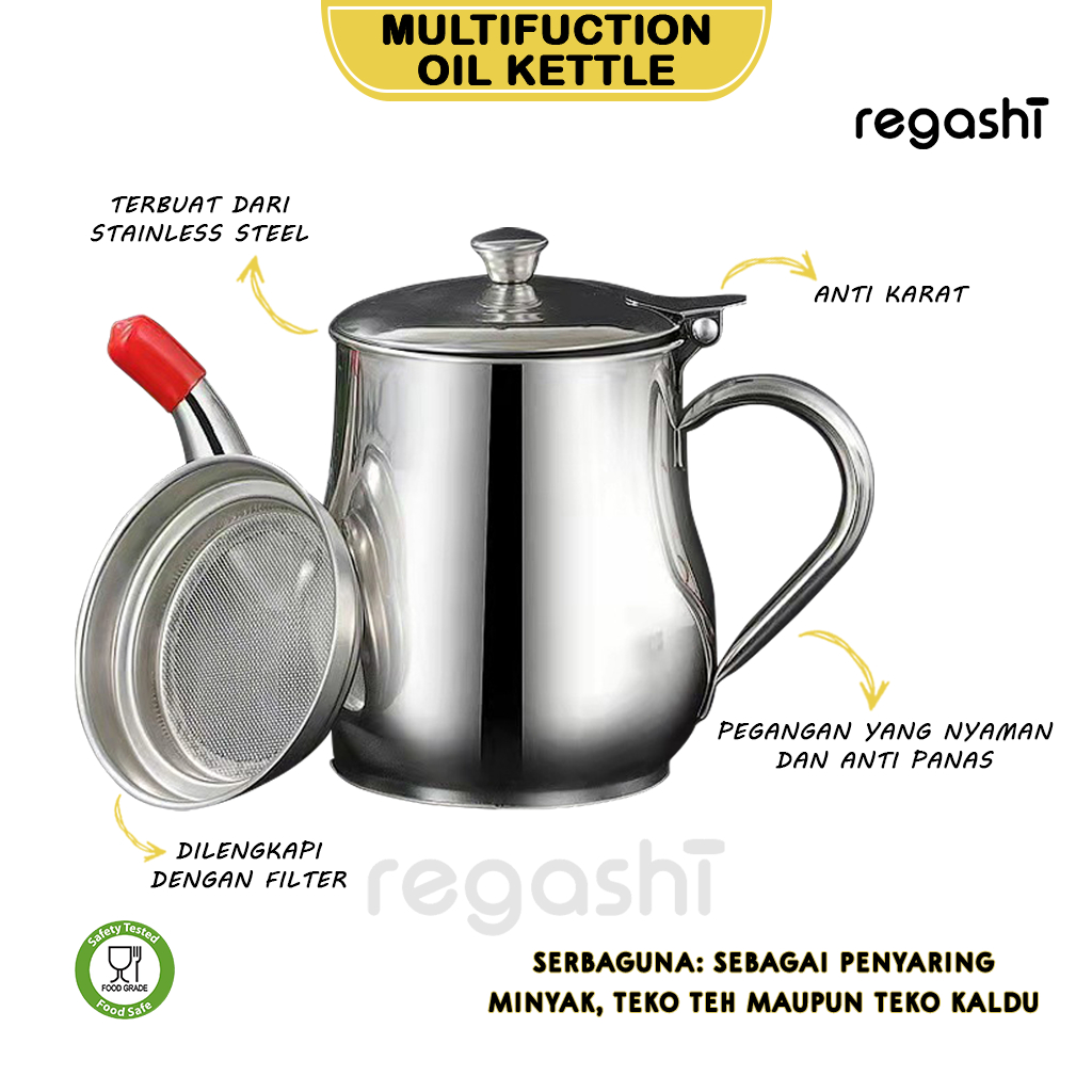  Regashi Multifuction Oil Kettle