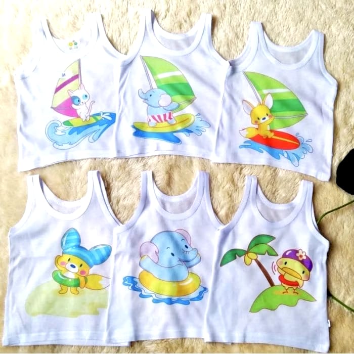 BabyToys Singlet Bayi Motif