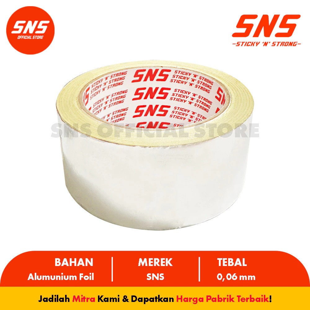 Sticky N Strong (SNS) Lakban Aluminium Foil  5