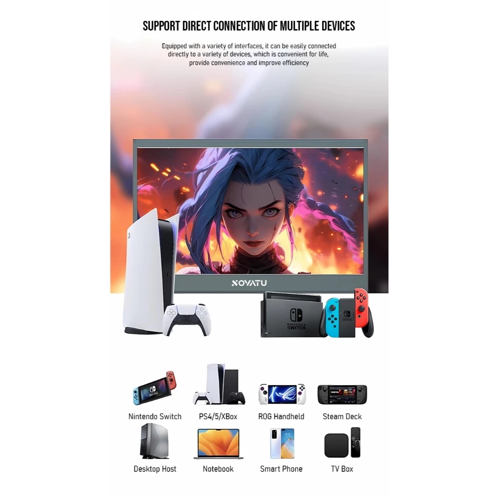 Novatu Teknologi Novatu Monitor Portable PM-15T