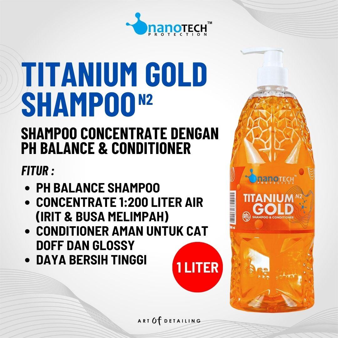Ananda Putra Nanotech Indonesia Nanotech Protection Titanium Gold Shampoo