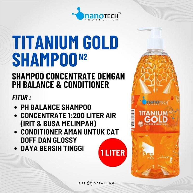 Nanotech Protection Titanium Gold Shampoo 5