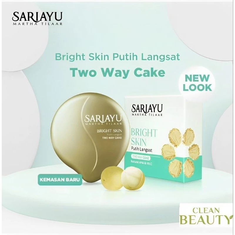 Martina Berto Sariayu Bright Skin Putih Langsat Two Way Cake