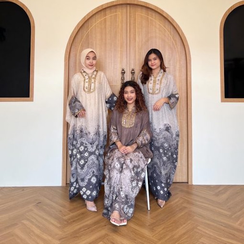 Kaftan Jumputan Kecubung Volume 4 5
