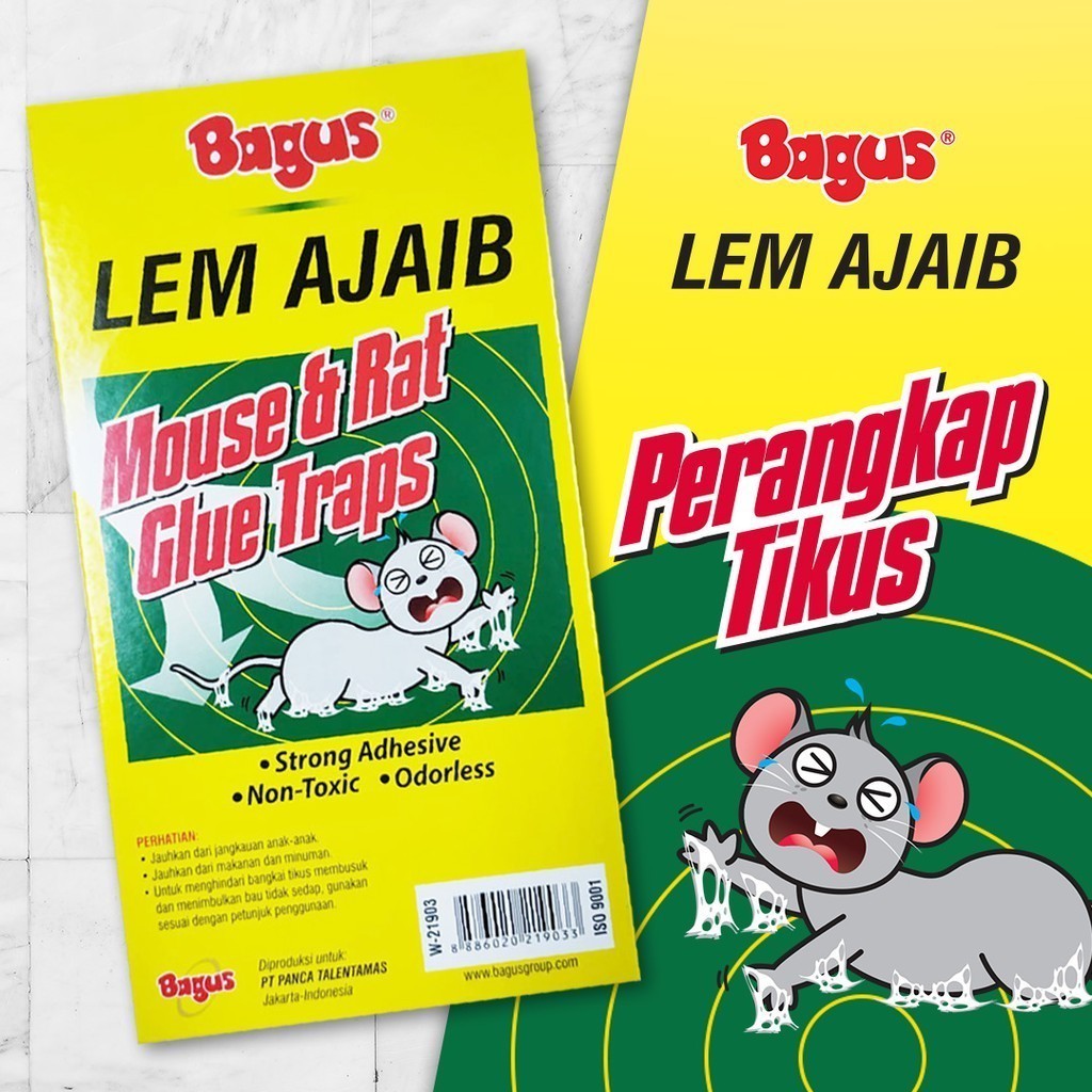 Panca Talentamas Bagus® Lem Ajaib Perangkap Tikus 