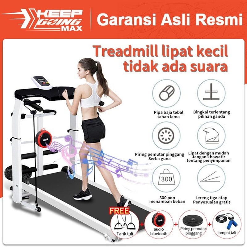Keep Going Max Treadmill Manual Mode Dasar 5