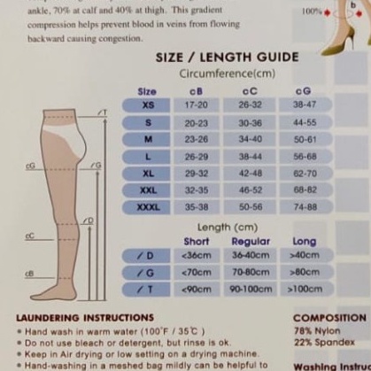 I-MING SANITARY MATERIALS Dr. Ortho Under Knee Stocking Open Toes A-8002
