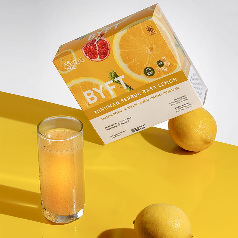 Ricu Perkasa Utama RICU'S SECRET BYFT Minuman Serbuk Rasa Lemon