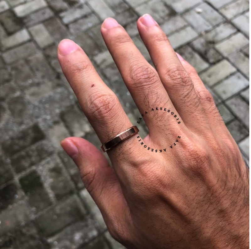 Zafa Cincin Titanium Smooth 5