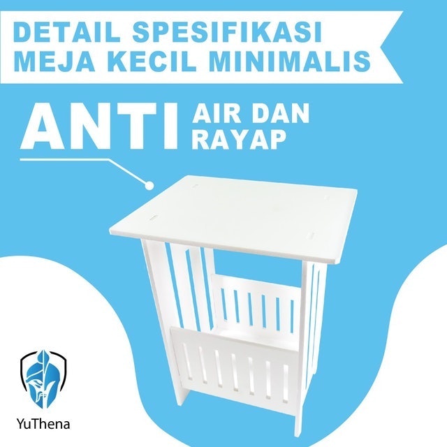 YuThena Meja Rak Buku Minimalis