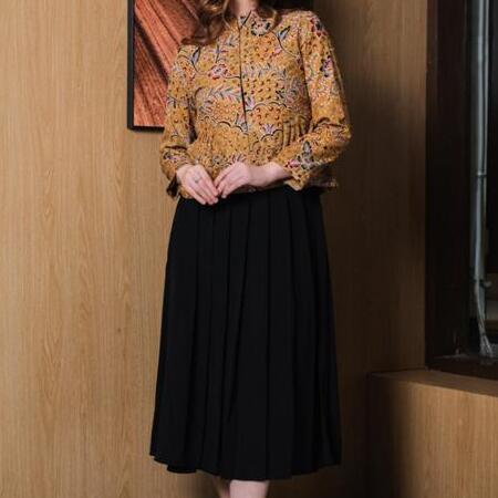 Kichi Batik Blazer Outer Batik Peplum Mustika 5