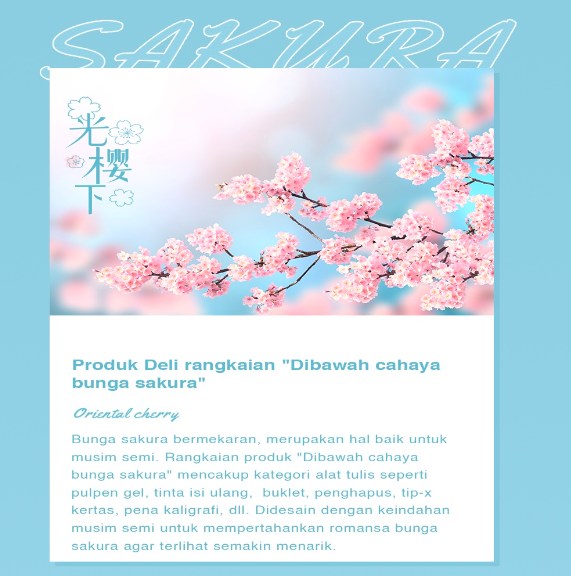 Deli Correction Tape Design Sakura 71540