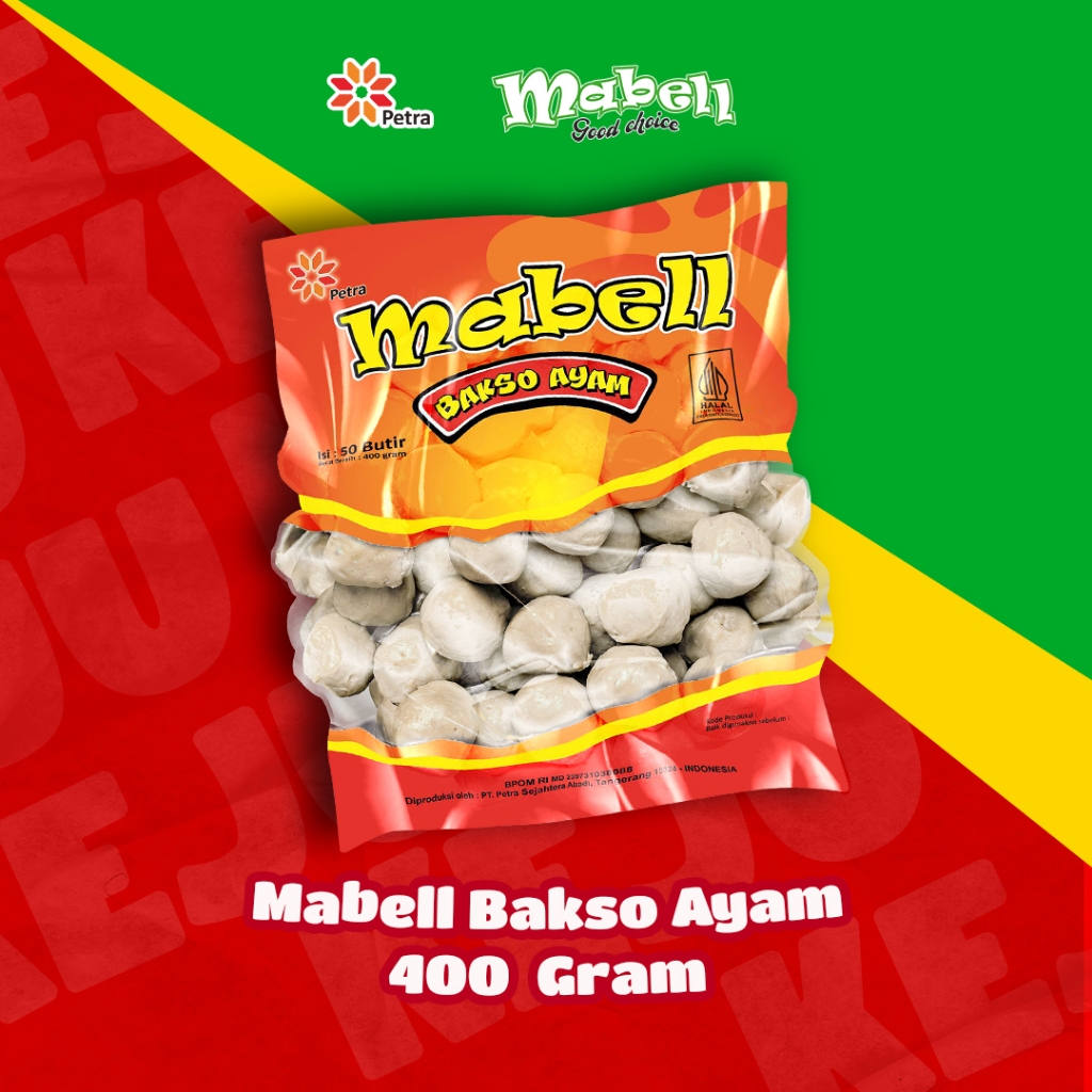 Petra Sejahtera Abadi Mabell Bakso Ayam 400 gram