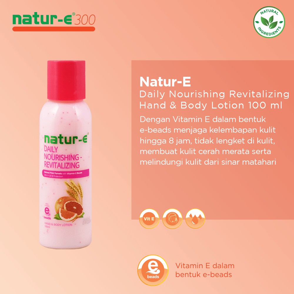 Natur-E  Natur-E Active Beauty Hand & Body Lotion Protect & Glow