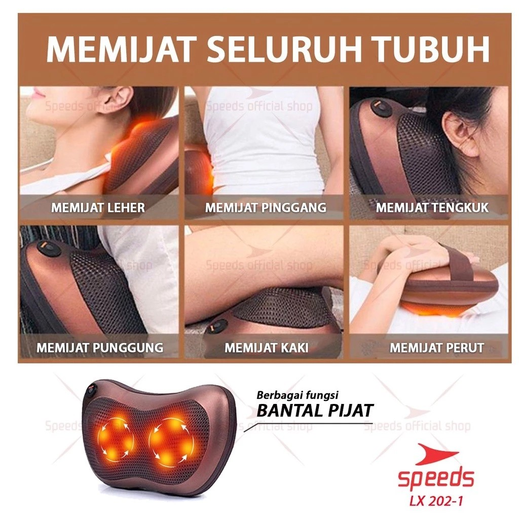Speeds Bantal Pijat Portable  3