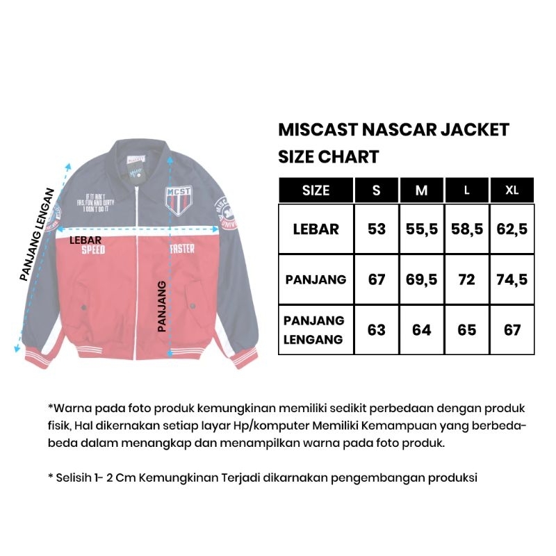 Miscast Clothing Miscast Nascar Jacket Vintage Camaro