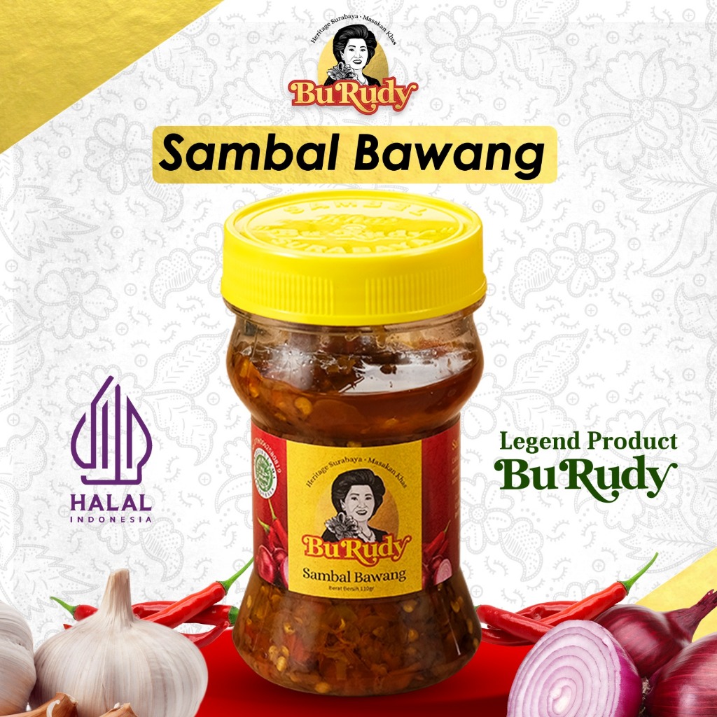 Bu Rudy Sambal Bawang Kemasan Botol