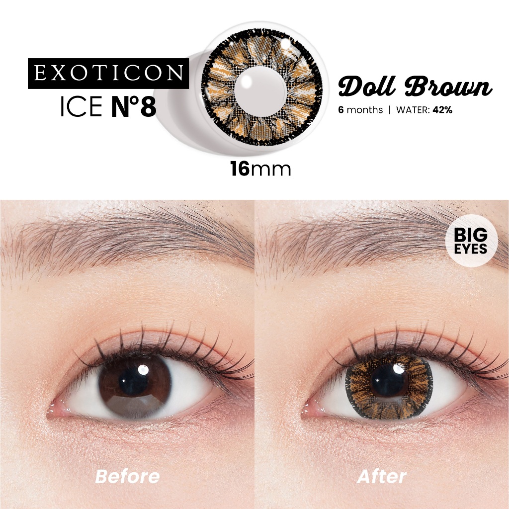 Exoticon Exoticon Ice N8 The Doll Lens Brown