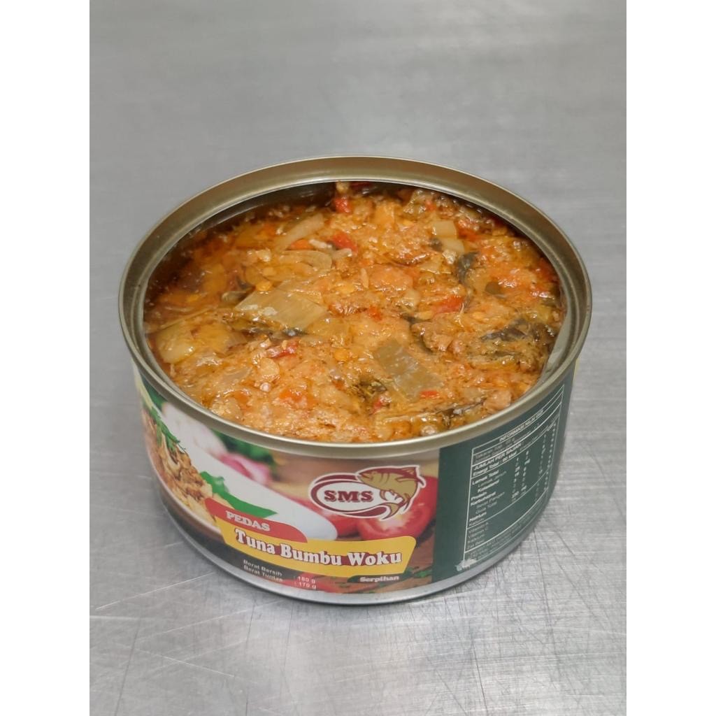 Samudra Mandiri Sentosa SMS Tuna Kaleng Flake Dalam Bumbu Woku