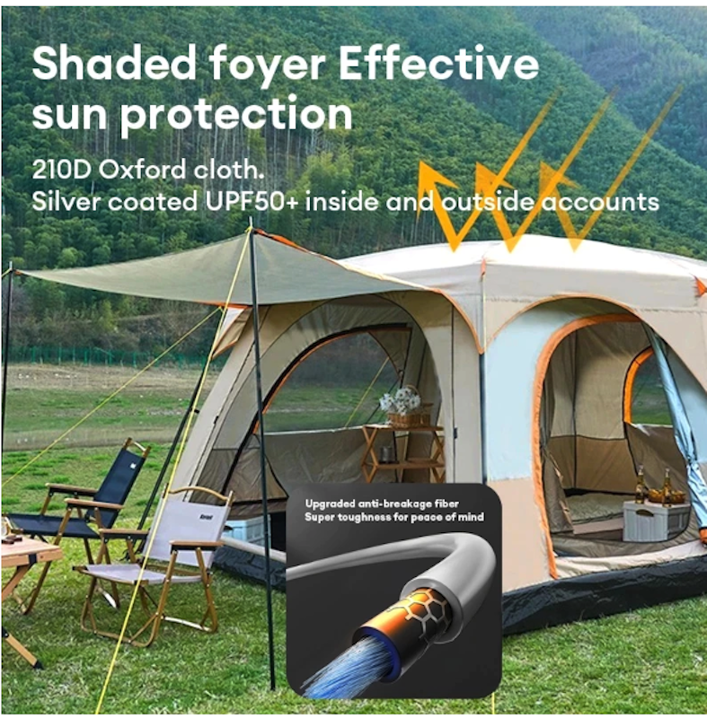 WTHB Outdoor Tenda Camping Outdoor 7-9 Orang 2