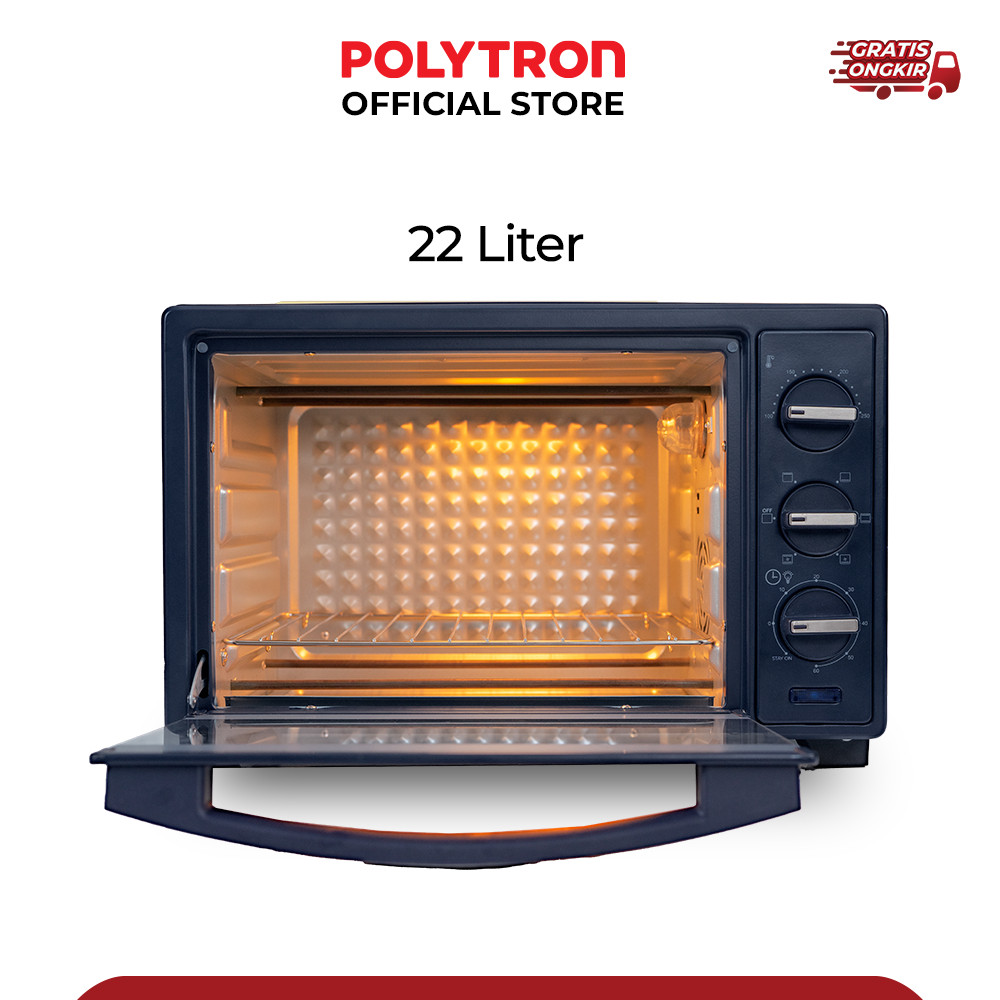 Hartono Istana Teknologi Polytron Kitchenmate Oven Listrik 22 Liter  PEO 22B2B