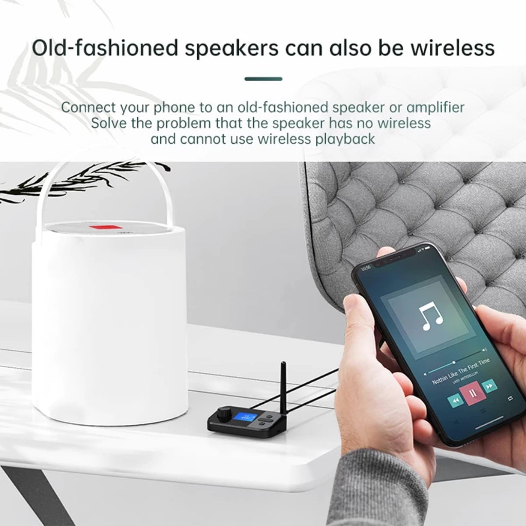 Vikefon Audio Bluetooth 5.1 2in1 Receiver Transmitter C41