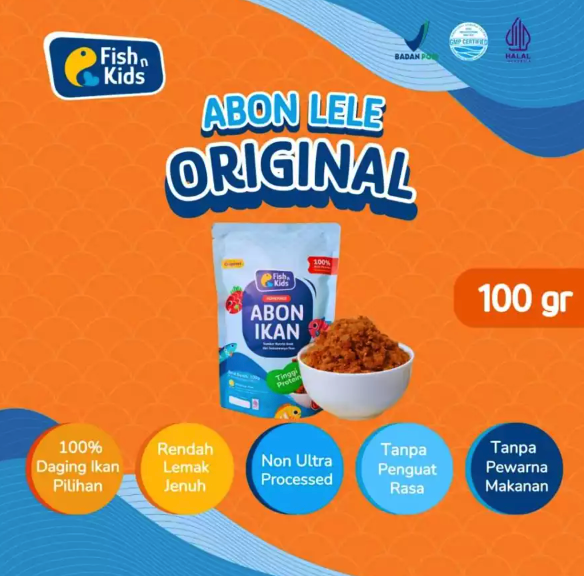  Fish n Kids Abon Lele Original