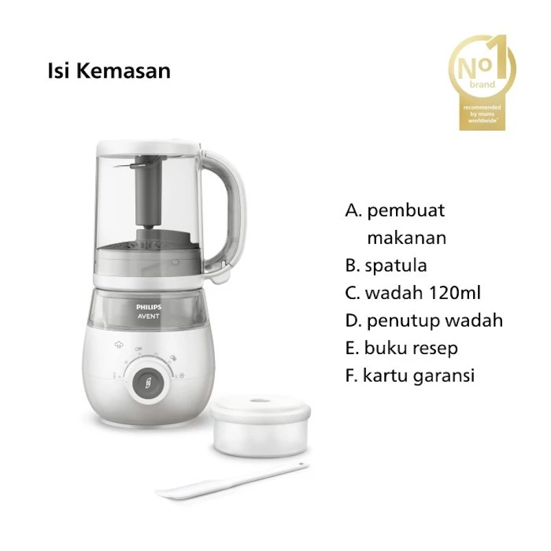 Philips Avent 4-in-1 Healthy Baby Food Maker 5