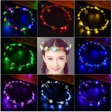 Headpiece Bunga Lampu