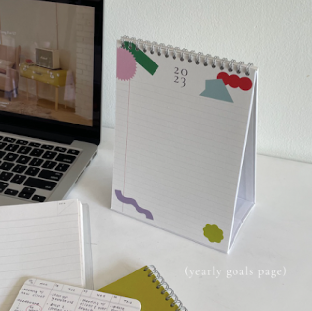 Keartas Studio 2023 Desk Calendar / Monthly Planner 