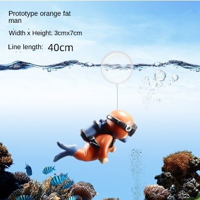 Hiasan Aquarium Miniatur Penyelam 
