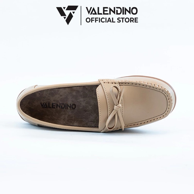 Valendino Flatshoes Moccasin Shoes Santya White 3