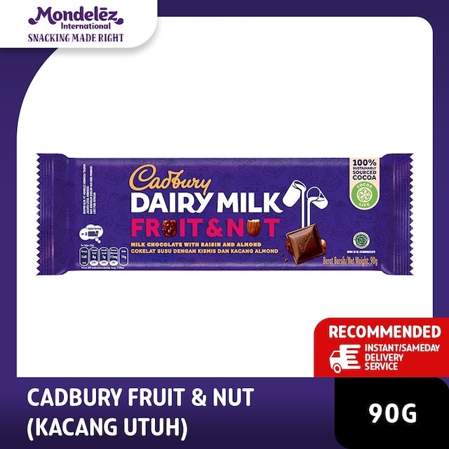 Cadbury Dairy Milk Fruit & Nut 3