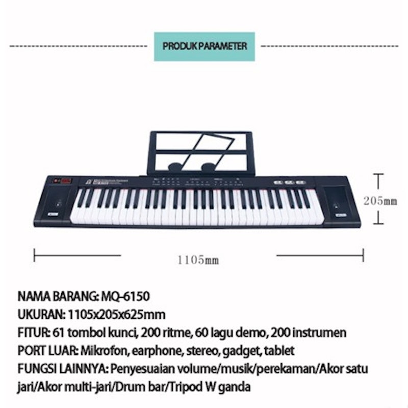 MIIGO 61 Keys Electric Piano 5